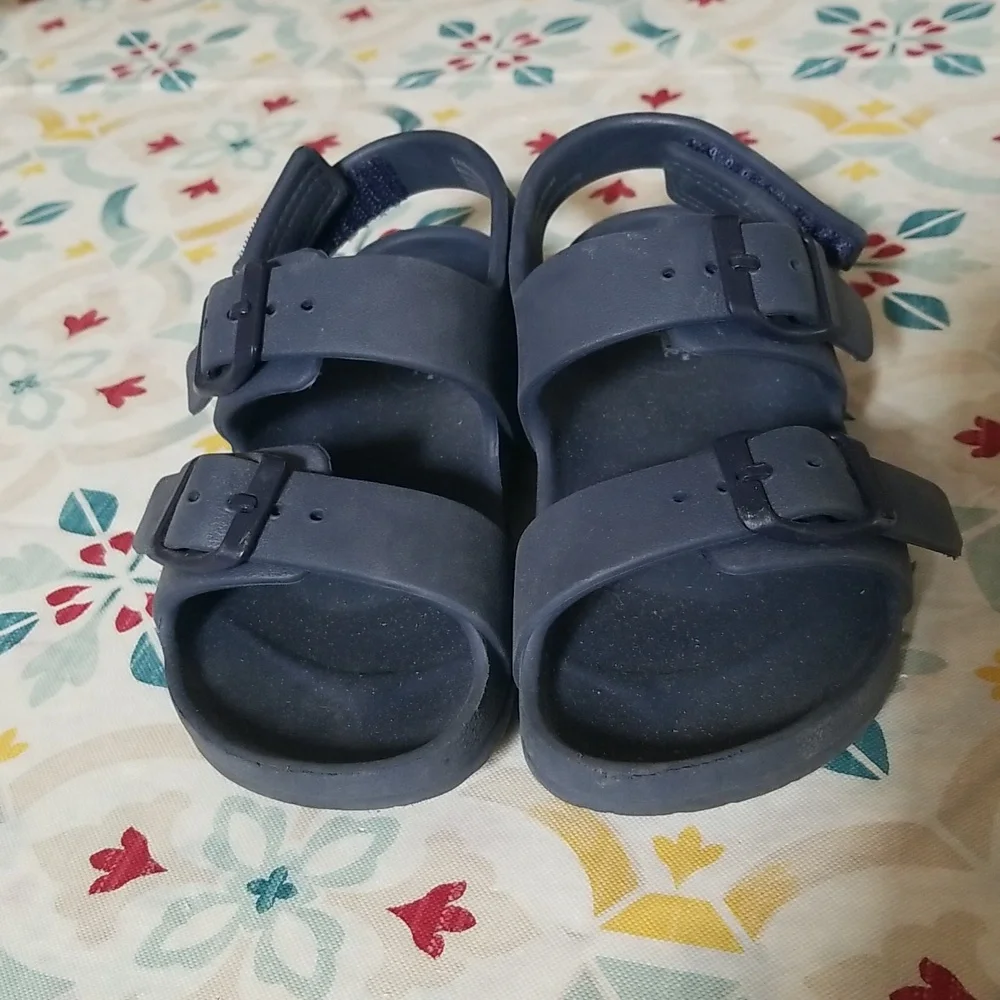 Cat & Jack Kids Navy Blue Slide Sandals